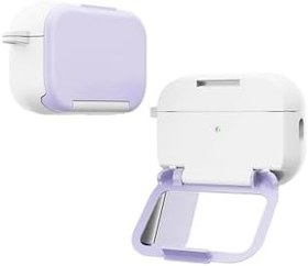 Resim Apple AirPods Pro/Pro 2.Nesil Kılıf Stand Özellikli Aynalı Kapak Lila, 87007197 