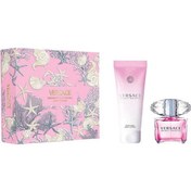Resim Versace Brigh Crystal Kadın Parfüm EDT 100 ML + Vücut Losyonu 
