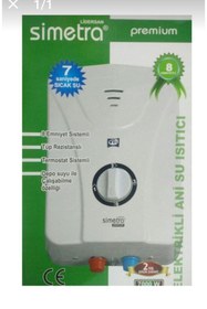 Resim Simetra Premium Elektrikli Şofben 9 Mt Kablolu Takım 