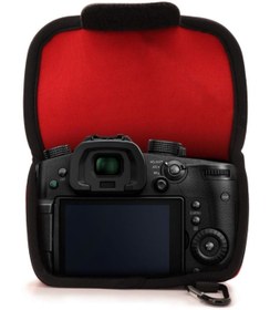 Resim MegaGear Panasonic Lumix DC-GH5 (14-140mm) Neopren Kamera Kılıfı 