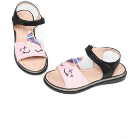 Resim Casabony Unicorn Shine 3d Kız Sandalet Pembe - Siyah 