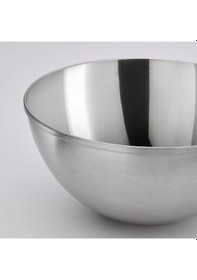 Resim Servis Kasesi, Paslanmaz Çelik, 12 Cm Açık Gri 