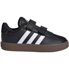 Resim Adidas Vl Court 3.0 Bebek Siyah Spor Ayakkabı Id9156 Siyah 