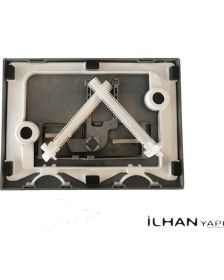 Resim Visam Karina Mat Siyah Gömme Rezervuar Kumanda Paneli 