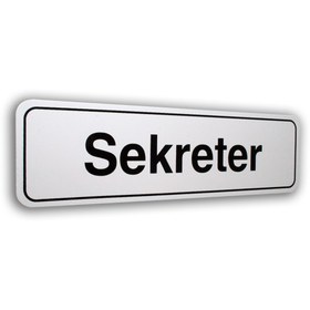 Resim Ary PVC Kapı İsimlikleri SEKRETER 7*25 