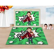 Resim Kişiye Özel Baba Kız Karikatürlü 1000 Parça Profesyonel Puzzle-4 2Y
