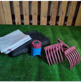 Resim Zeytin Tırmığı + Zeytin Dilme Aparatı + Taşıma Çuvalı + Zeytin Sergeni Zeytin Toplama Tarağı Ve Zeytin Çizme Aleti 