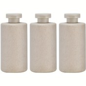 Resim 3 adet 10.1oz Sıkma Kapaklı Sızdırmaz Dispanser Şişeler, Banyo Jeli Şampuan Kozmetik Sıvılar için Plastik Malzeme, Flip Kapak Tasarımı ile İyi Mühürleme, Taşınabilir Seyahat Boyu Kompakt 