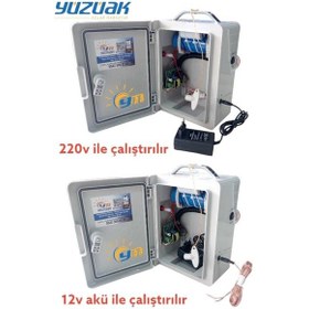 Resim Yüzüak Şebekeli Elektrikli Çit Cihazı Yabani Havyan Kovucu Sistemi 