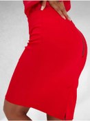 Resim Novik Fashion Kısa Kalem Etek Büyük Beden 169078558 Kırmızı 