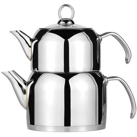 Resim Amboss Saphire Orta Boy Çelik Saplı Çaydanlık Takımı Sap-4868 Metal 