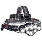 Resim 40000lm Su Geçirmez Güçlü Kafa Lambası - Usb Şarj Edilebilir Kafa Lambası 