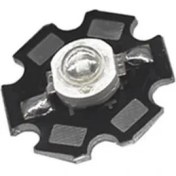 Resim Profisher Uv 395NM 3W Yüksek Güç LED Diyot Çip Siyah Pcb Bord 1 Adet 