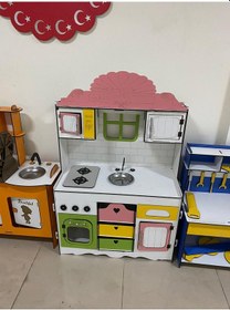 Resim Özel 125X 80 Ahşap Mutfak 