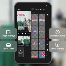 Resim instream Sosyal Medya dikey Canlı Yayın Cihazı 