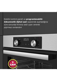Resim Simfer 8210 10 Fonksiyon Airfry Plus Inox Ankastre Fırın Dijital 