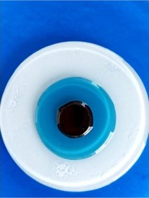 Resim Mavi Renk Damla Model Nazar Boncuklu El Yapımı Cam Duvar Süsü Hediyelik Dekor 