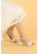 Resim Kiko 765 Günlük Kız Çocuk 3 Cm Topuk Sandalet Ayakkabı Gümüş 