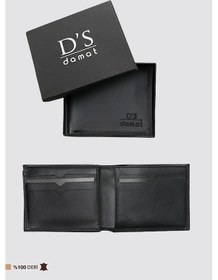 Resim Ds Damat Standart Kutulu Hakiki Deri Cüzdan 2H1119ST134 Siyah 