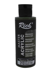 Resim Rich Akrilik Boya 120 Cc Koyu Yağ Yeşili 120-212 