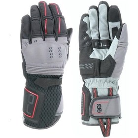 Resim Oj Hıdeaway Siyah Gri Kışlık Motosiklet Eldiveni 