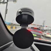 Resim Ev ve Araba Çift Kullanımlı Manyetik Telefon Tutucu, Vakum Emiş Kupası ile Tembel Adamın Telefon Standı, Mıknatıslı Halkalı Geri Çekilebilir Taşınabilir Çok Fonksiyonlu Stand 