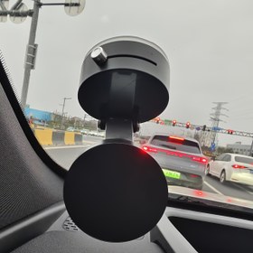 Resim Ev ve Araba Çift Kullanımlı Manyetik Telefon Tutucu, Vakum Emiş Kupası ile Tembel Adamın Telefon Standı, Mıknatıslı Halkalı Geri Çekilebilir Taşınabilir Çok Fonksiyonlu Stand 