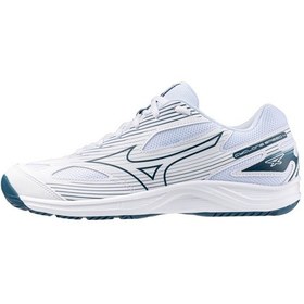 Resim Mizuno Cyclone Speed 4 Unisex Voleybol Ayakkabısı Beyazmavi Beyaz 