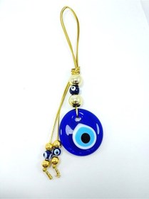 Resim Özel Tasarım Nazar Boncuğu Duvar Askısı El Yapımı Cam Hediyelik D 