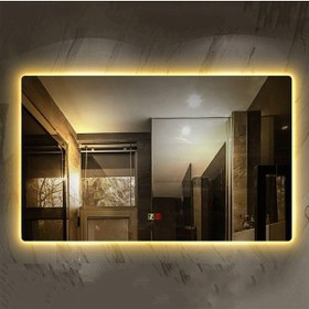Resim H 80x100cm Buğu Çözücülü Dokunmatik Işıklı Ledli Banyo Aynası 
