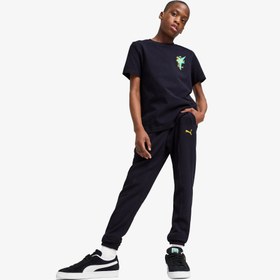 Resim Puma Road To Unity Graphic Çocuk Lacivert T-Shirt 