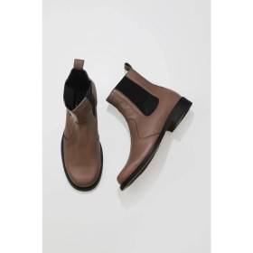 Resim Bueno Shoes Gri Deri Kadın Düz Bot 01WV8601 01WV8601 