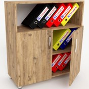 Resim 3G TASARIM Ofis Dolabı Dosya Ve Evrak Dolabı 3g-030-kd-a.çam/90x37x100h 