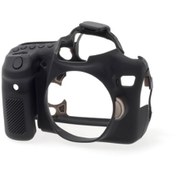 Resim Easycover Canon 70D Silikon Kılıf Ecc70Db (Siyah) 