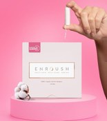 Resim Enroush %100 organik pamuklu tampon | 16 adet normal 