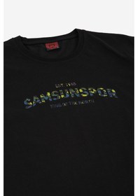 Resim Samsunspor Est 1965 Kıng Of The North T-shırt Siyah 