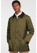 Resim Barbour Liddesdale Kapitone Regular Fit Ol91 Olive Yeşil 