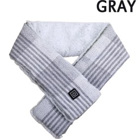 Resim Chaoduo Shop Gri Stil USB Isıtmalı Kış Eşarp Kadınlar Sıcaklığı Ayarlamak Elektrikli Isıtma Eşarp Atkısı Yaka Eşarp Termal Boyun Wrap Isıtıcı Hediye (Yurt Dışından) 