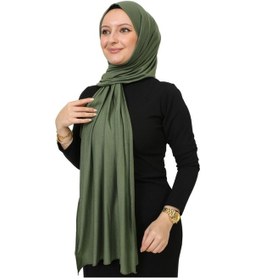 Resim Modish Group Şal Tesettür Başörtüsü Premium Kumaş Eşarp Uzun Islami Giyim Viskon - Haki Haki 