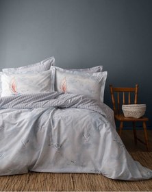 Resim Çift Kişilik Jonathan Mavi Pike Takımı Mavi 