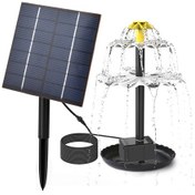 Resim Symbee Güneş Enerjili 9 Nozullu Kuş Banyosu Ve Bahçe Çeşmesi Pompası 