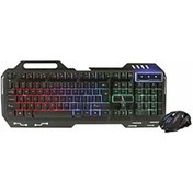Resim Polygold PG-8014 Işıklı Oyuncu Q Klavye Mouse Seti 