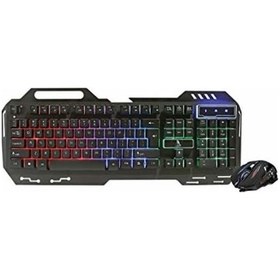 Resim Polygold PG-8014 Işıklı Oyuncu Q Klavye Mouse Seti 