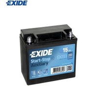 Resim Exide Exıde 15 Ah Akü Auxılıary 200 A (EN) (START-STOP) (150*90*145) (TERS) 