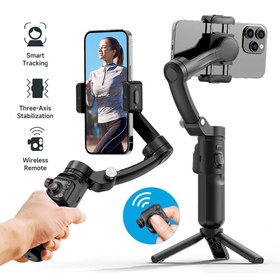 Resim 3 Eksenli Pro Akıllı Telefon Gimbal Sabitleyici Tripod 