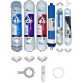 Resim Pemax Water Solutions Kapalı Kasa Su Arıtma Cihazları STD 6'lı Vontron Mebran Şeffaf Mineral-Gümüş İyonlu Tatlandırıcı 