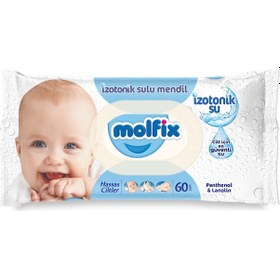 Resim Molfix Hassas Ciltler Izotonik Sulu Mendil 24 X 60'Lı 