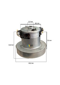 Resim Bosch Uyumlu Bsg 61600 Süpürge Motoru 1400w Ht50 Adet-set 