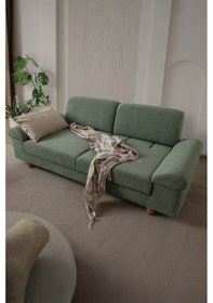 Resim Armada 3'lü Koltuk Yeşil Yeşil 