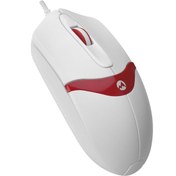 Resim Everest Sm-220 Usb Beyaz/kırmızı 1200dpi 3d Optik Kablolu Mouse 